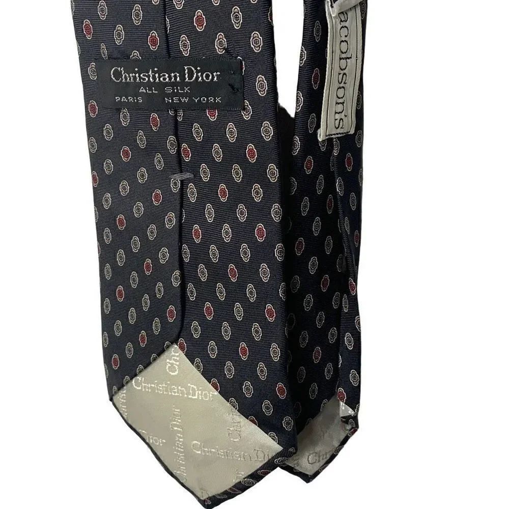 Christian Dior All Silk Black Tie Men’s